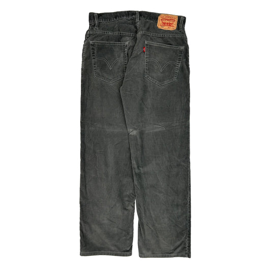 559 Levis Cord Trousers - 34″ Waist Grey Cotton