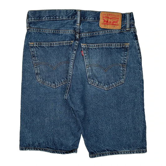 Levis Denim Shorts - 32W 10L Blue Cotton