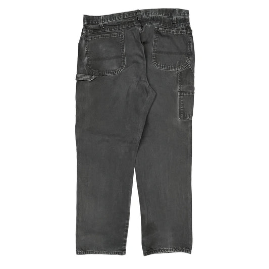 Unbranded Carpenter Trousers - 38W 33L Grey Cotton