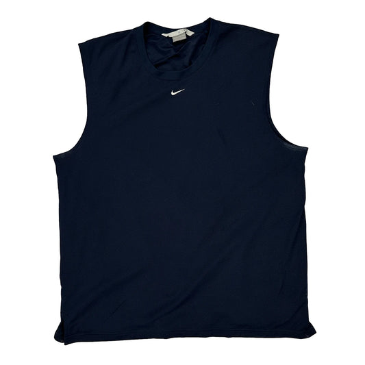 Dri-Fit Nike Vest - 2XL Navy Polyester