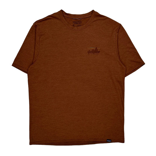 Vintage Save Our Home Planet Patagonia Graphic T-Shirt - Medium Brown Cotton