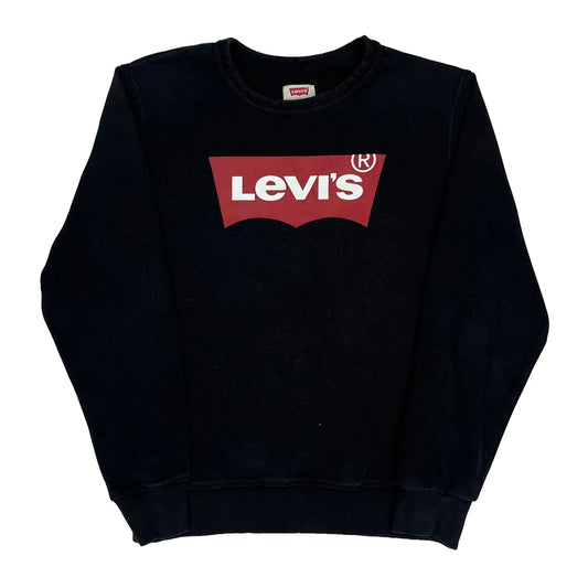 Age 12-13 Levis Sweatshirt - Large Black Cotton