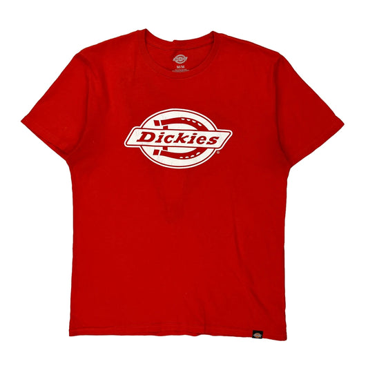 Dickies Graphic T-Shirt - Medium Red Cotton