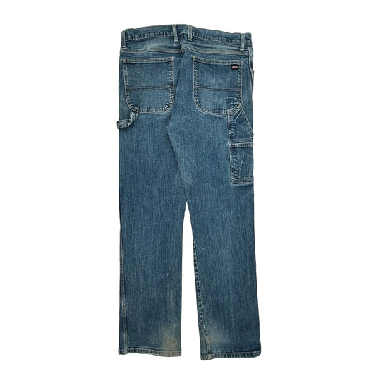 Dickies Carpenter Jeans - 36W 34L Blue Cotton