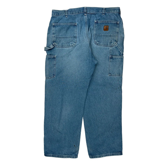 Carhartt Carpenter Jeans - 36W 30L Blue Denim