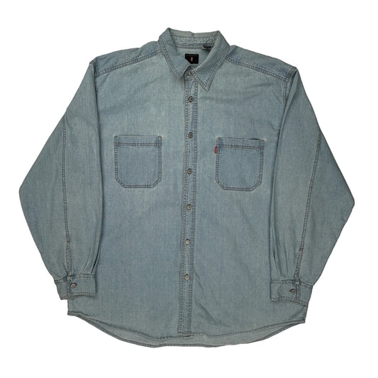 Levis Denim Shirt - XL Light Wash Cotton