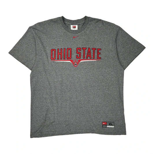 Ohio State Nike College T-Shirt - XL Grey Cotton