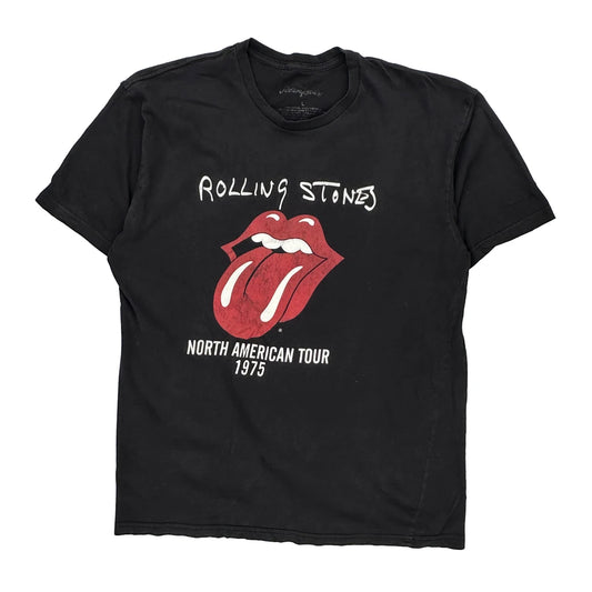 Rolling Stones Band T-Shirt - Large Black Cotton