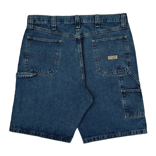 Wrangler Carpenter Shorts - 35W 9L Blue Cotton