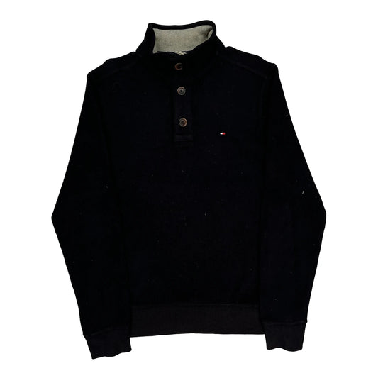 Tommy Hilfiger Jumper - Medium Black Cotton