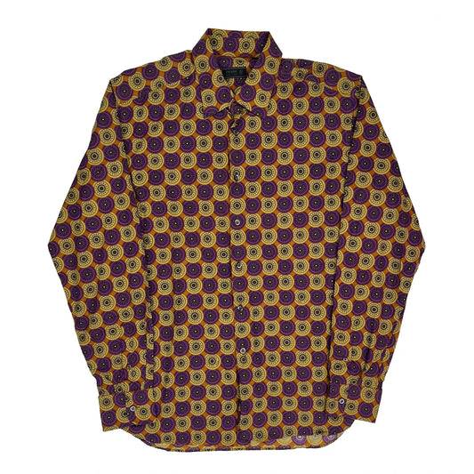 Vintage Prada Shirt - XL Multicoloured Cotton