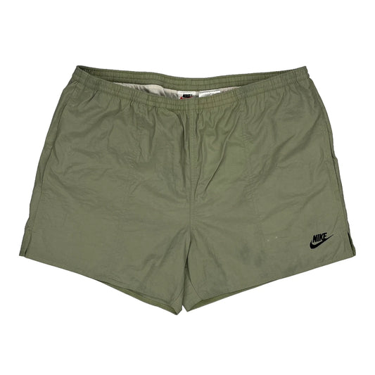 Nike Sport Shorts - Large Green Polyester