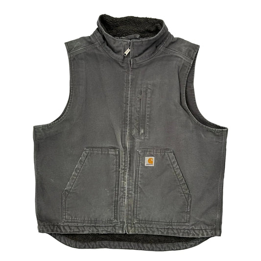 Carhartt Gilet - Large Grey Cotton