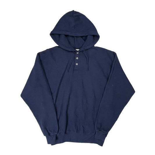 Vintage L.L.Bean Tall Hoodie - Large Navy Cotton