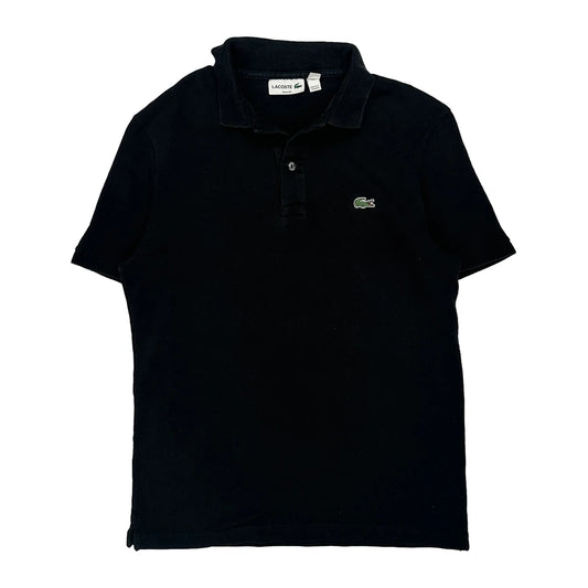 Lacoste Slim Fit Polo Shirt - Medium Black Cotton