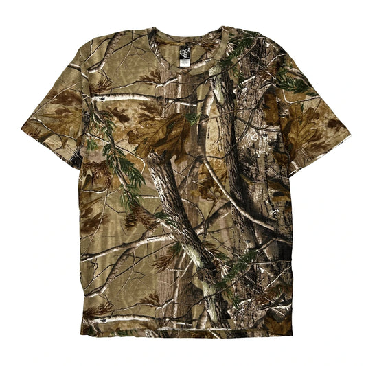 Vintage Code 5 T-Shirt - Large Camo Cotton