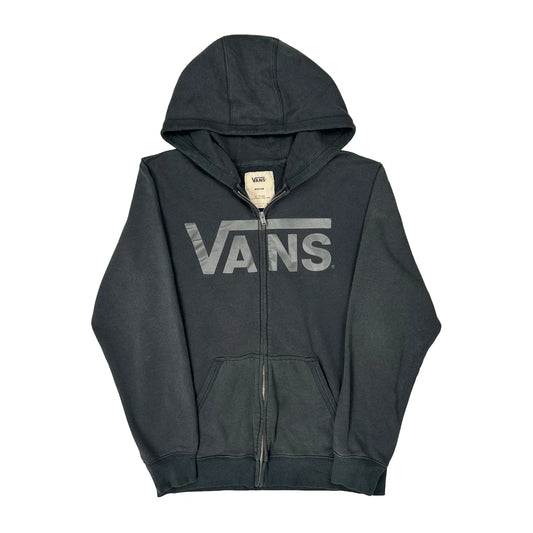 Vintage Vans Hoodie - Medium Black Cotton