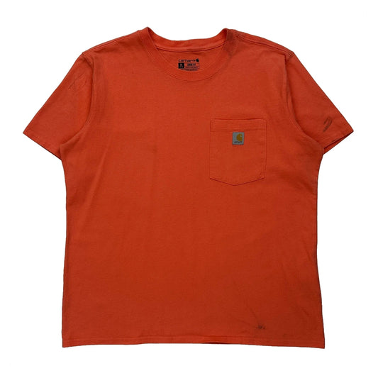 Carhartt T-Shirt - XL Orange Cotton
