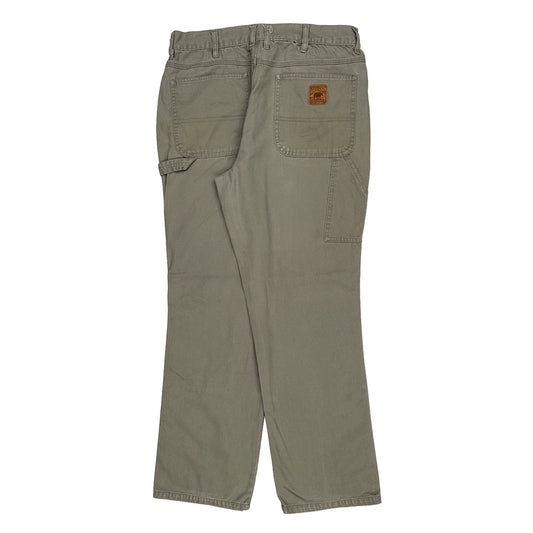 Vintage Unbranded Carpenter Trousers - 32W 32L Grey Cotton