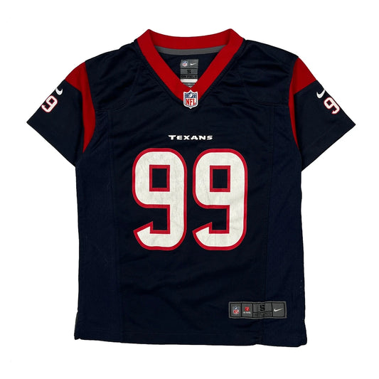 Age 8 Nike Texans Jersey - Small Navy Polyester