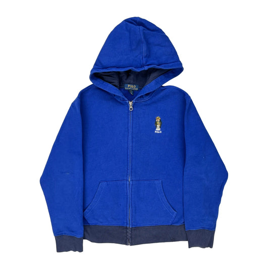 Age 10-12 Polo By Ralph Lauren Hoodie - Medium Blue Cotton