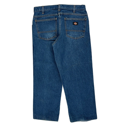 Dickies Jeans - 31W 25L Blue Cotton