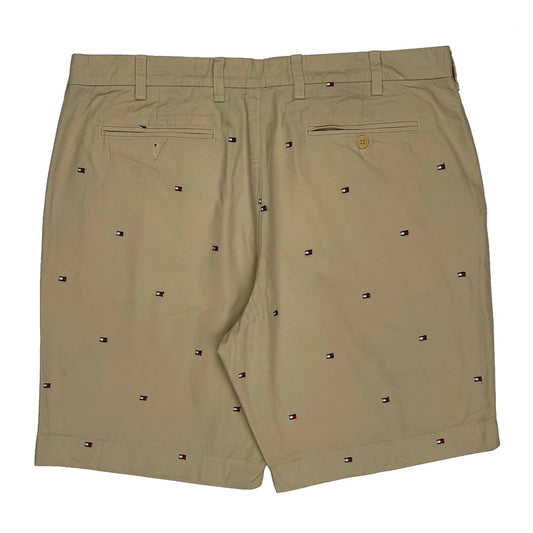 Tommy Hilfiger Logo Tommy Hilfiger Chino Shorts - 38W 9L Beige Cotton