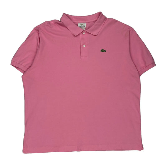 Lacoste Polo Shirt - 2XL Pink Cotton
