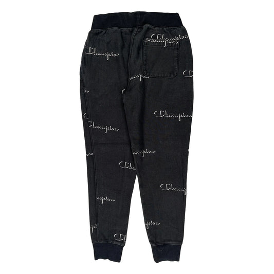 Reverse Weave Champion Joggers - Large Black Cotton