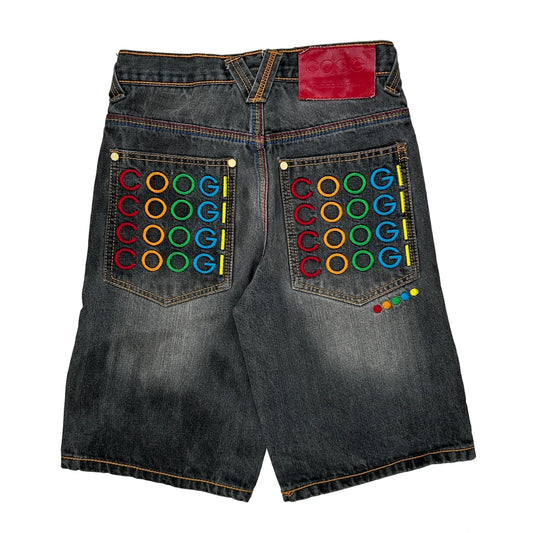 Age 7 Coogi Age 7 Denim Shorts - Smallw 9L Dark Wash Cotton