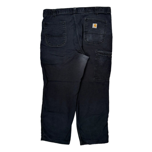 Carhartt Carpenter Trousers - 38W 28L Black Cotton