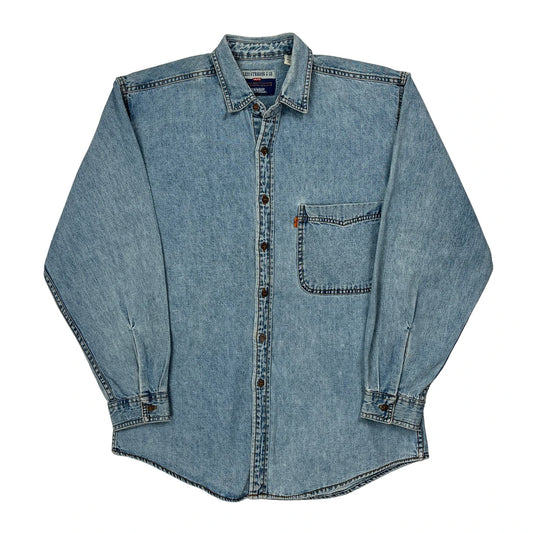 Levis Denim Shirt - Medium Light Wash Cotton