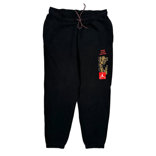 Mind Over Matter Jordan Graphic Joggers - XL Black Cotton