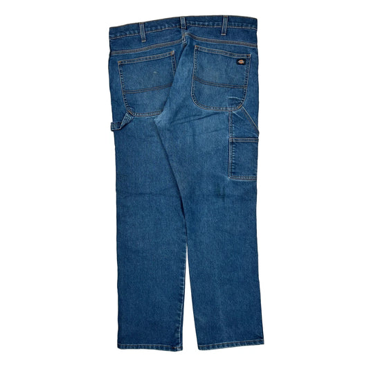 Dickies Carpenter Jeans - 38W 33L Blue Cotton Blend