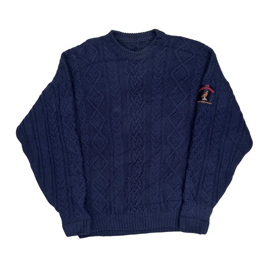 Outdoors L.L.Bean Jumper - Large Navy Wool