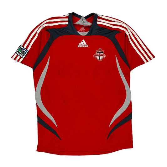 Toronto Fc Adidas Football Shirt - Large Red Polyester