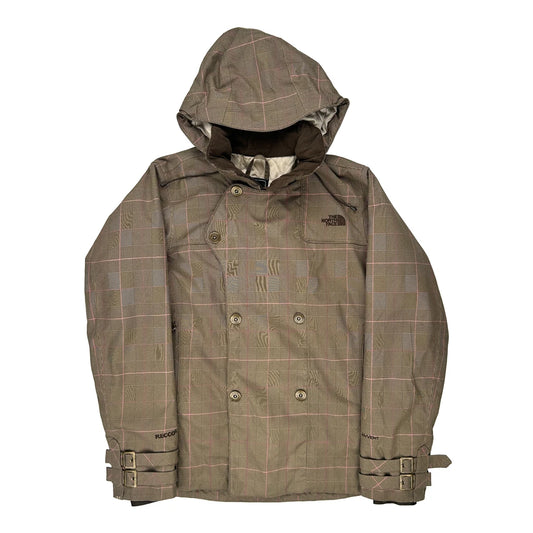 The North Face Checked Jacket - Large Brown Polyester