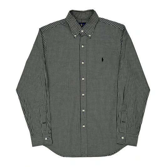 Ralph Lauren Checked Shirt - Medium Black & White Cotton