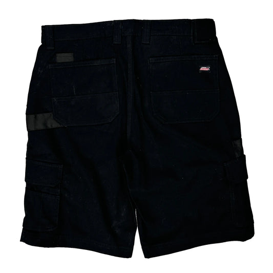 Dickies Cargo Shorts - 34W 10L Black Cotton Blend