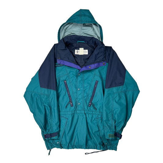 Vintage Columbia Oversized Anorak - XL Green Nylon