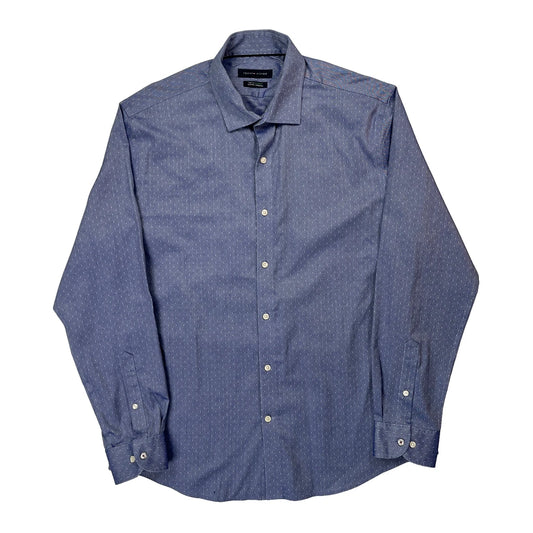 Tommy Hilfiger Slim Fit Shirt - XL Blue Cotton