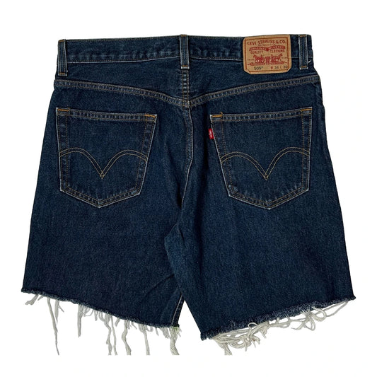 Vintage Levis Denim Shorts - 34W 8L Blue Cotton