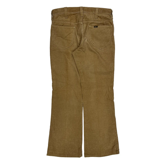 Lee Cord Trousers - 32″ Waist Brown Corduroy