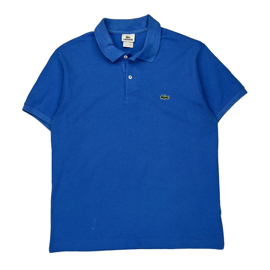 Lacoste Polo Shirt - XL Blue Cotton