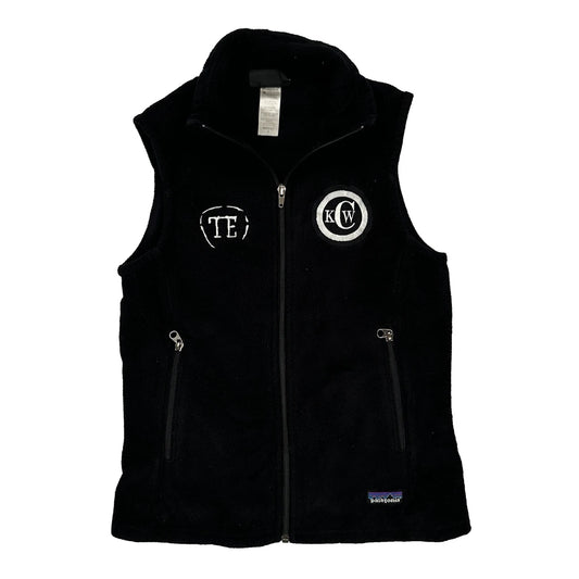 Vintage Patagonia Synchilla Gilet - Small Black Polyester