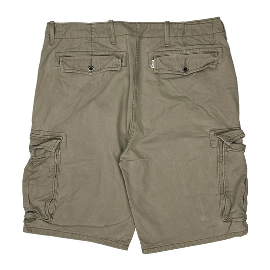 Levis Cargo Shorts - 38W 11L Khaki Cotton