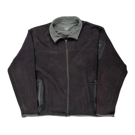 Arc'Teryx Polartec Fleece Jacket - XL Black Polyester