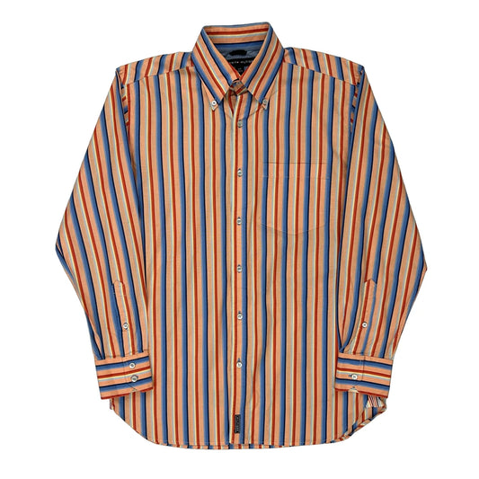 Tommy Hilfiger Striped Shirt - Small Multicoloured Cotton