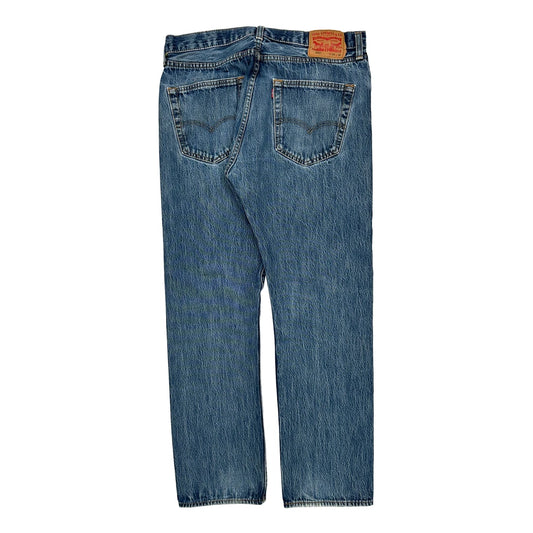 501 Levis Jeans - 35W 31L Blue Cotton