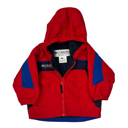 Vintage Age 2 Columbia Jacket - 2XS Red Polyester